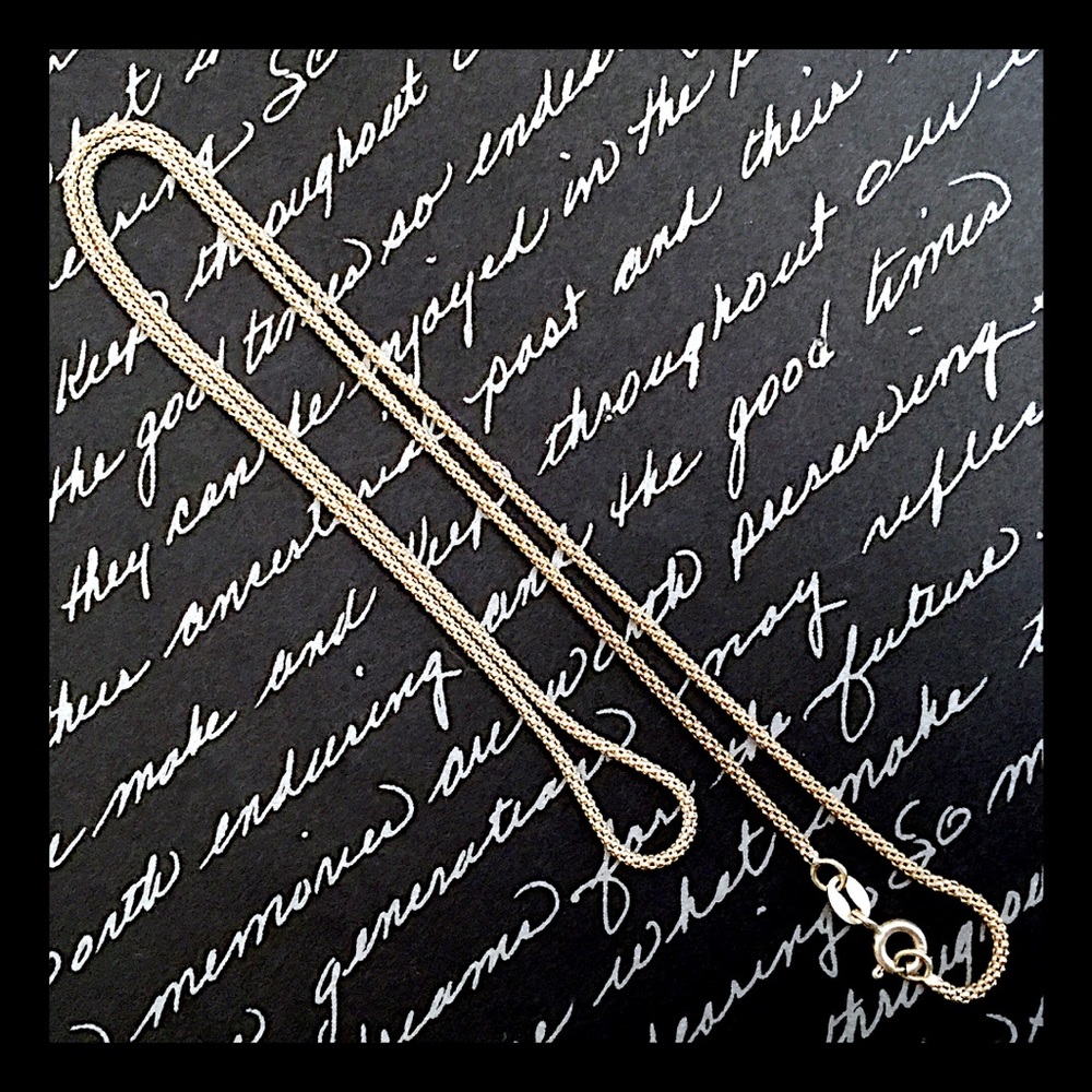 Vintage sterling silver chain